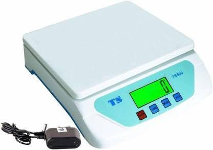 ZYNATY TS500 Digital Kitchen Weighing Scale 30kg x 1g with white backlight Weighing Scale (Black or White) Weighing Scale (White) Weighing Scale-image-12