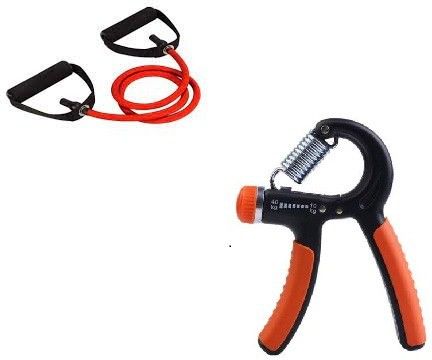 single Tube with Fitness Rope and Hand Grip Adjustable Fitness Accessory Kit Kit-image-34