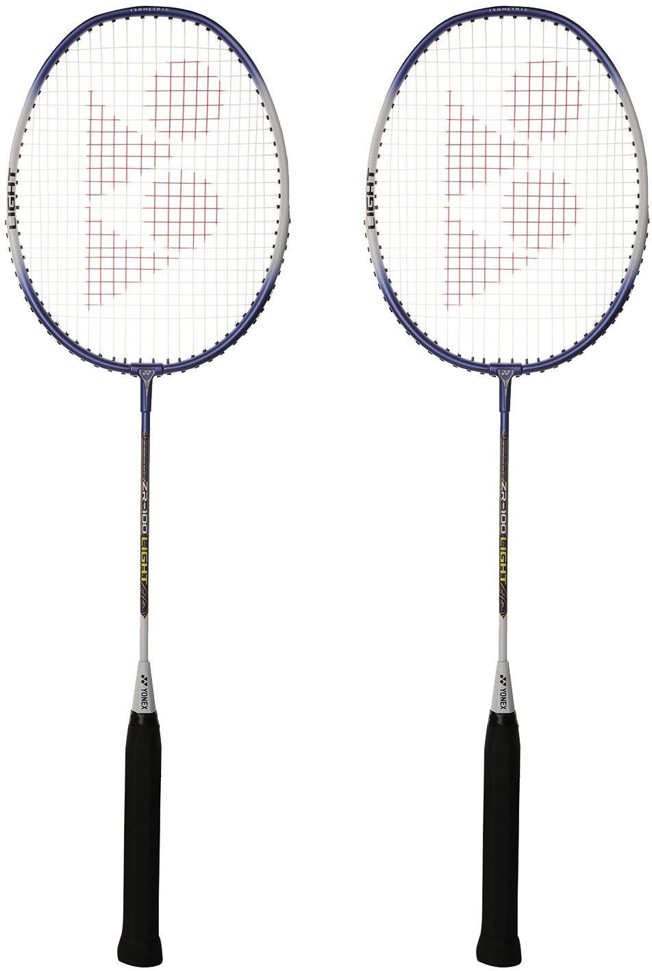 ZR-100 Light Blue, Silver Strung Badminton Racquet-image-11