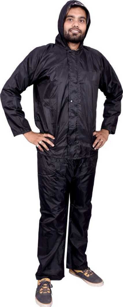 Solid Men Raincoat