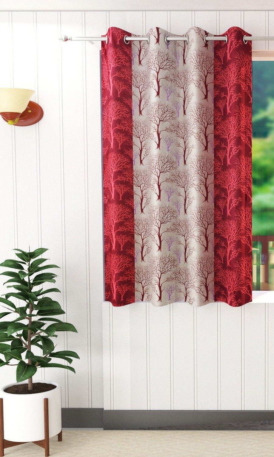flipkart smartbuy 150 cm (5 ft) Window Polyester Semi Transparent Curtain Single Curtain-picture-10