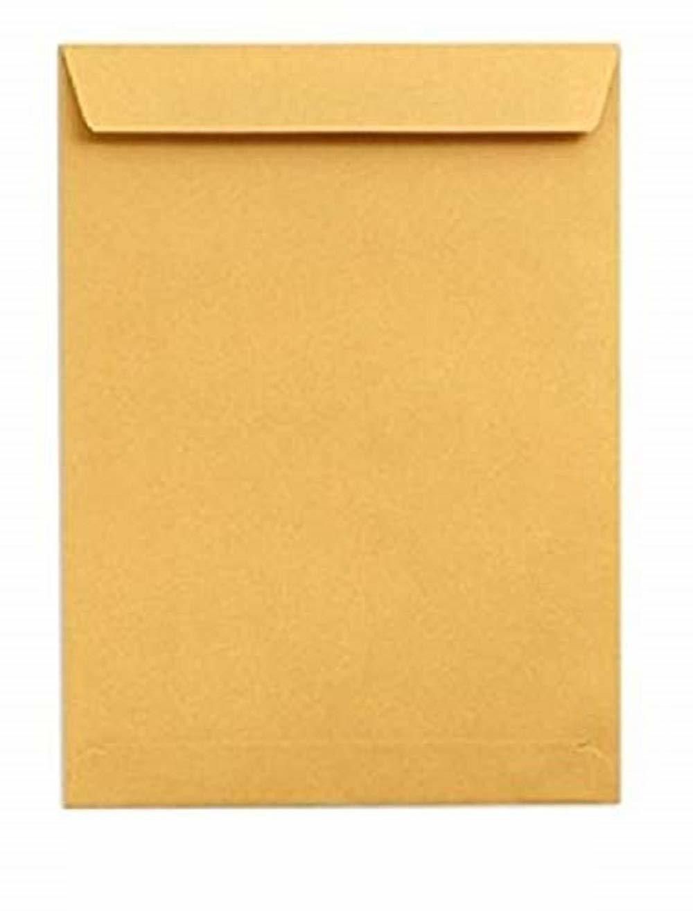 Laminated Yellow Paper A4 Size Envelope Ideal For Home Office Secure Mailing | Poly Laminated inside | 10 x 12 inch (Pack of 100) Envelopes-image-29