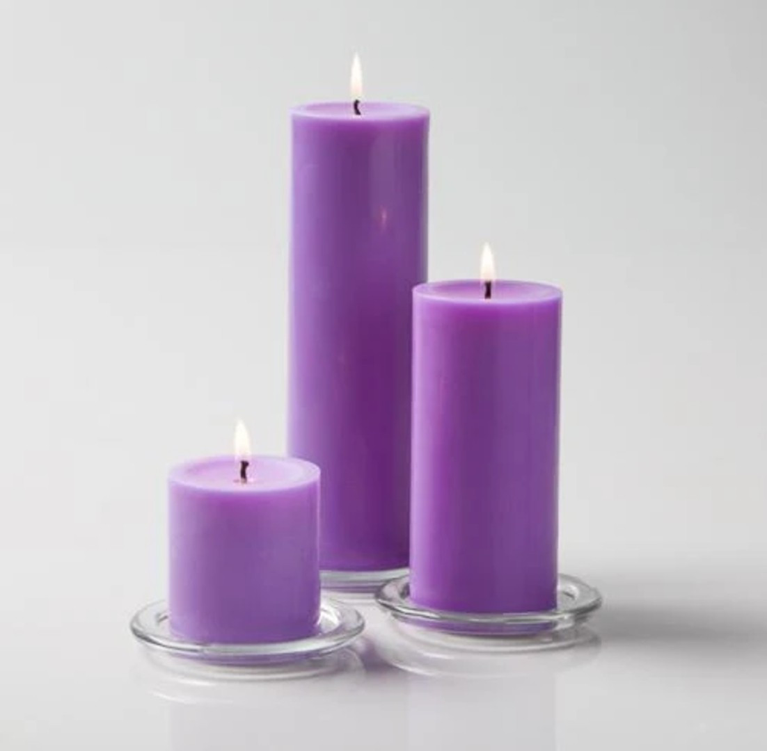 sapi's Smooth Scented Pillar Candle Pack of 3 with 75 Hours Burn Time Candle image 1