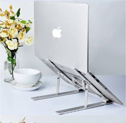 Gentle e kart Laptop Stand Adjustable, Portable and Foldable | Suitable for Office Work, Students Online Classes and Study | Aluminum Stand for Laptop, Tablet, Android Phone Laptop Stand Adjustable, Portable and Foldable | Suitable for Office Work, Students Online Classes and Study | Aluminum Stand for Laptop, Tablet, Android Phone Aluminium Desk Stand Rotatable Laptop Stand with Adjustable Height Compatible with Universal Laptops-image-34