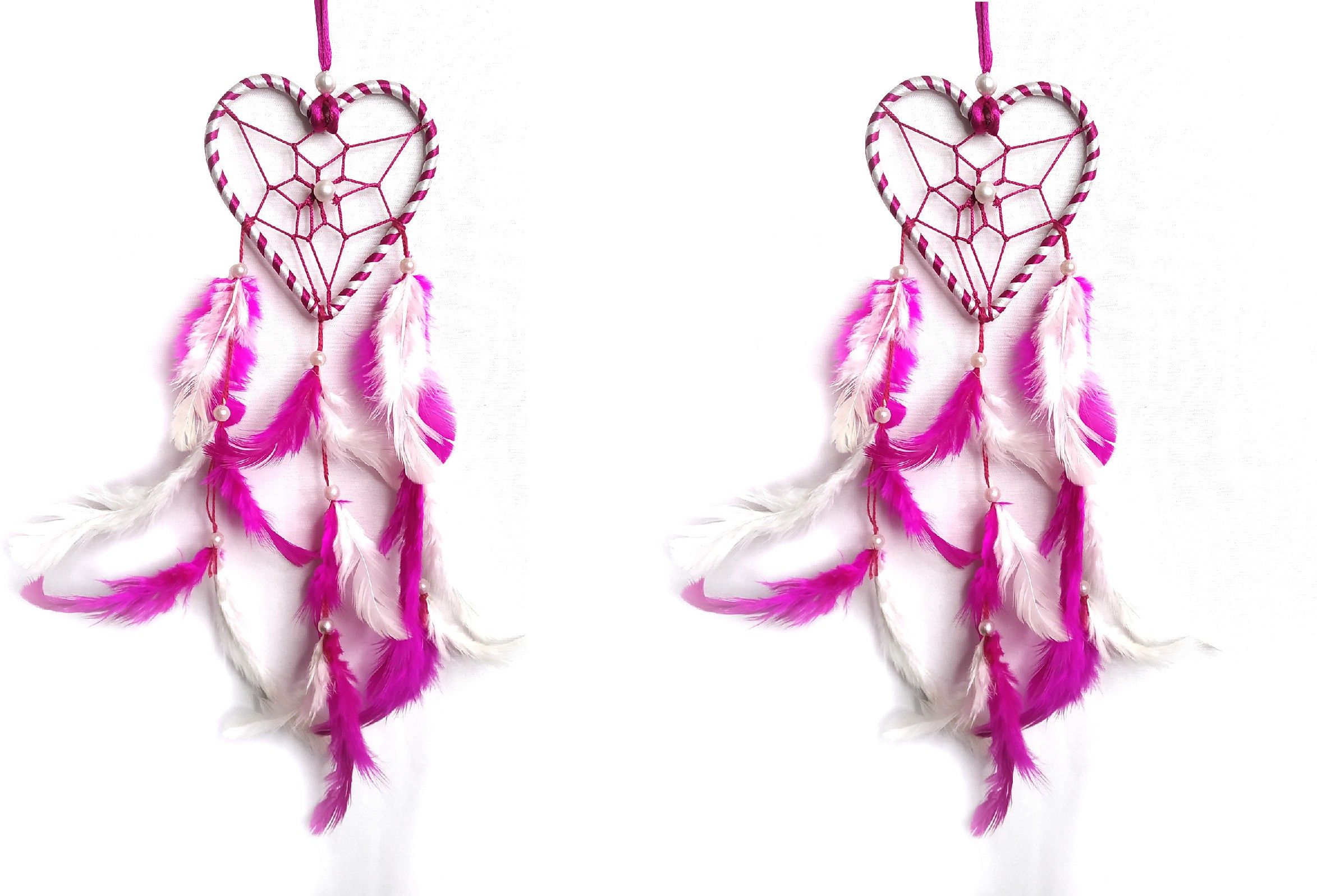 MEHRUNA WALL HANGING Dream Catchers, Home Decor, Handmade Dreamcatcher for Bedroom, Balcony, Garden, Party, Cafe, Small Ring Beaded Wool Dream Catcher-picture-13