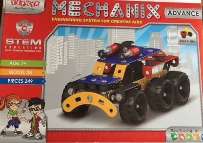 Mechanix Advance Stem Educational Engineering Set For Kids-image-7