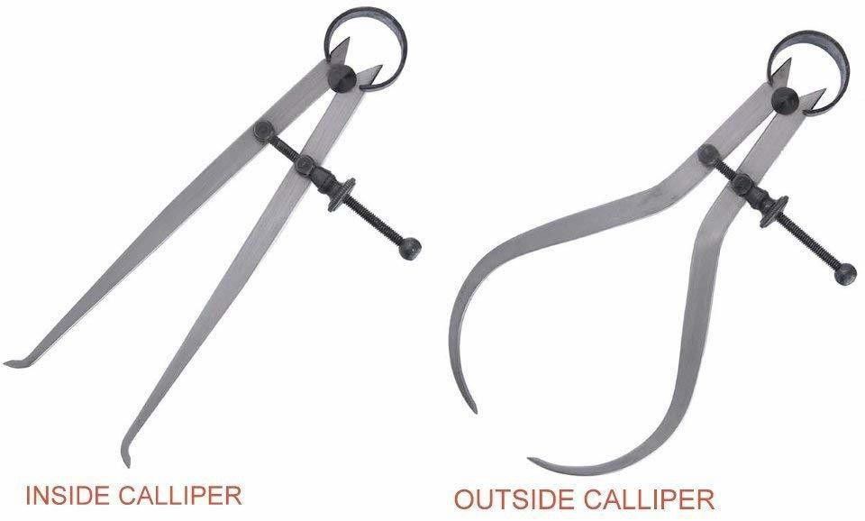 AASONS Spring Caliper - Inside/Outside - 6 Inch Set Spring Caliper - Inside/Outside - 6 Inch Set Outside Caliper
