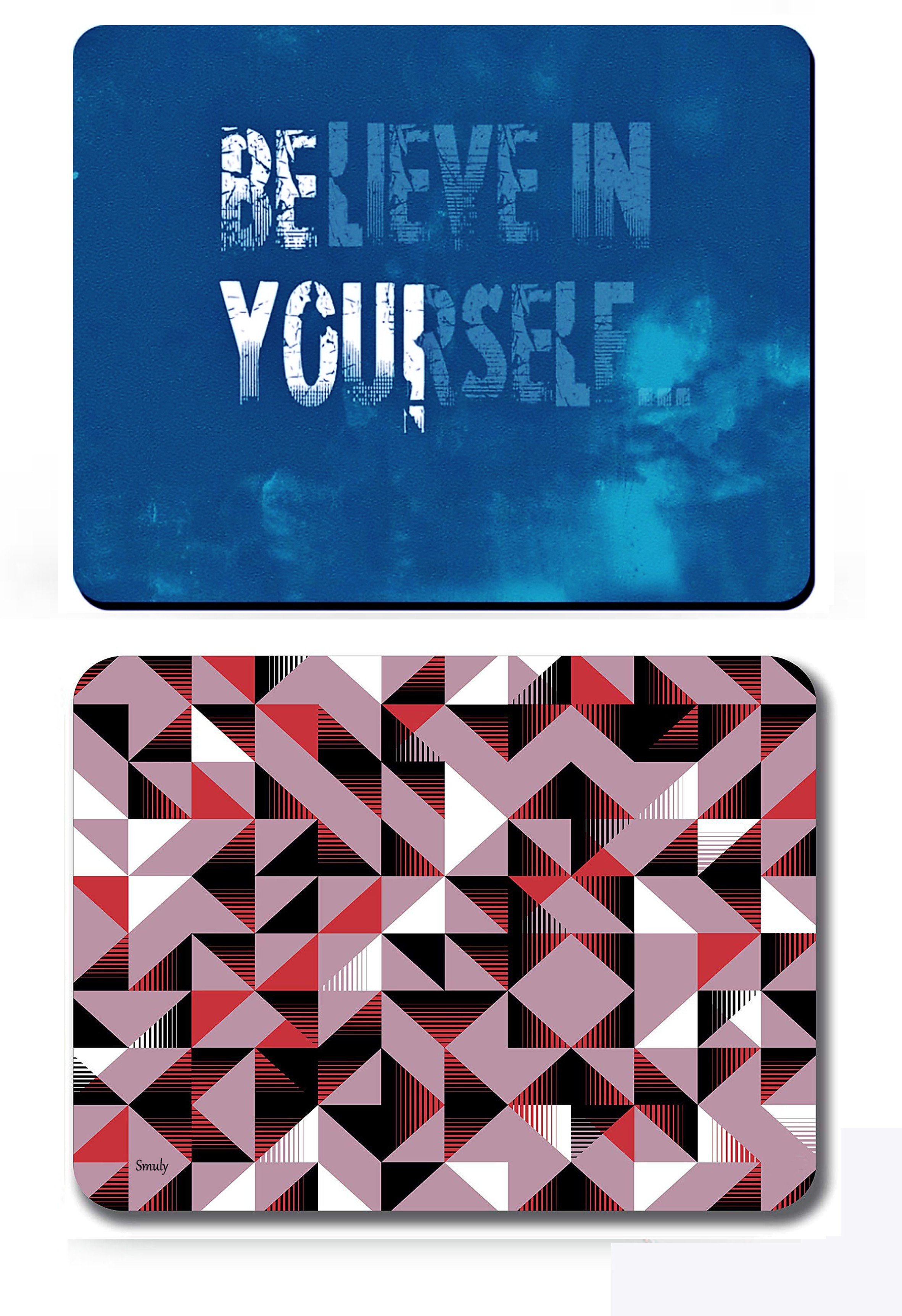 SMULY Designer Mouse Pad Non-Slip Rubber Base Mouse pad for Laptop & Desktop, Mousepad Mousepad image 1