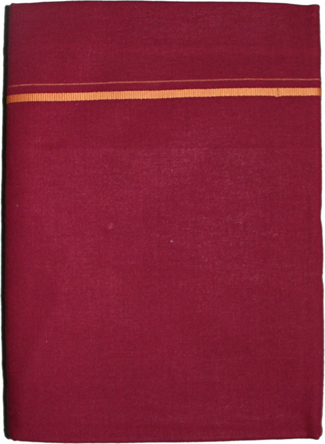 Prakasam Cotton Men's Single (1.30x2.00 mtrs-4 yard) Maroon Colour Solid Men Dhoti-picture-25