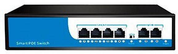 HANUTECH 4 FE + 2 Uplink 10/100 Poe Switch Original Realtek Chipset 4 Port Poe With 2 Uplink Port For CCTV Networking 6 Ports 100 Mbps Network Switch-image-17