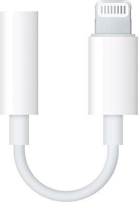 RingTel White White Compatible Bluetooth version Lightning iphone audio jack 3.5mm jack to iphone adapter connector to 3.5 headphone jack converter with Music & Calling Function for iPhone Xs MAX, XR, X, 8, 7, Plus, 6S, 6, SE,5S,5C,Pad iOS Devices Phone Converter (iOS) Phone Converter image 1