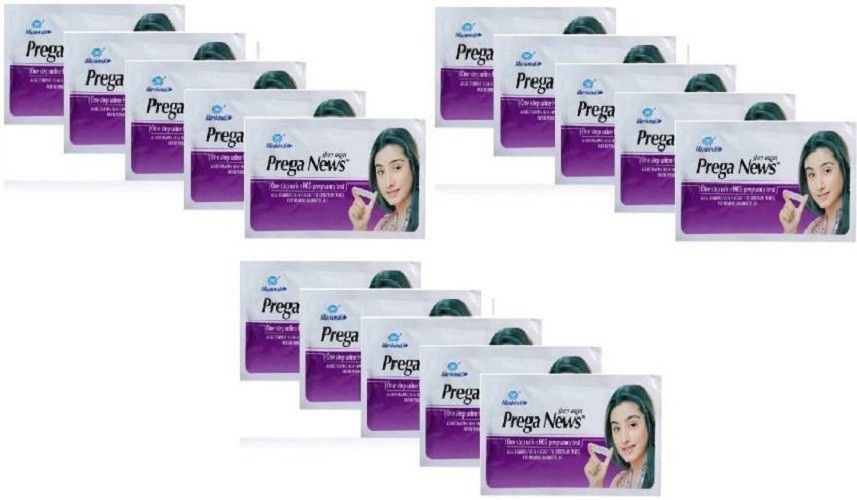 Praganews Pack of 15 Pregnancy Test Kit