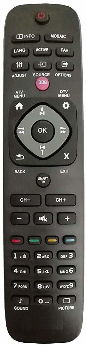SHIELDGUARD Remote Control No. 43 with DDB Function, Compatible for LED TV with D2H Philips Remote Controller image 1