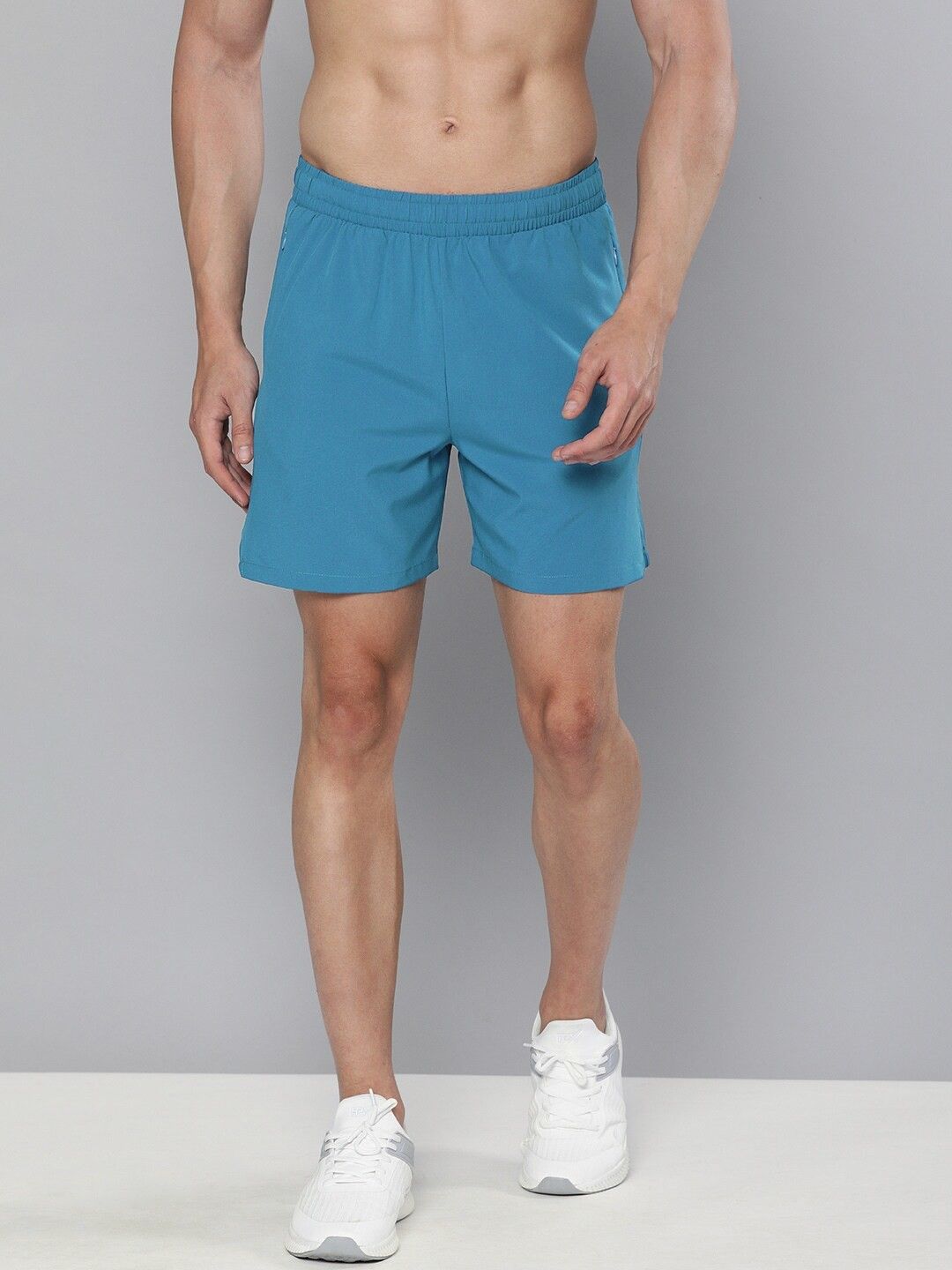 hrx by hrithik roshan Solid Men Blue Sports Shorts-picture-19
