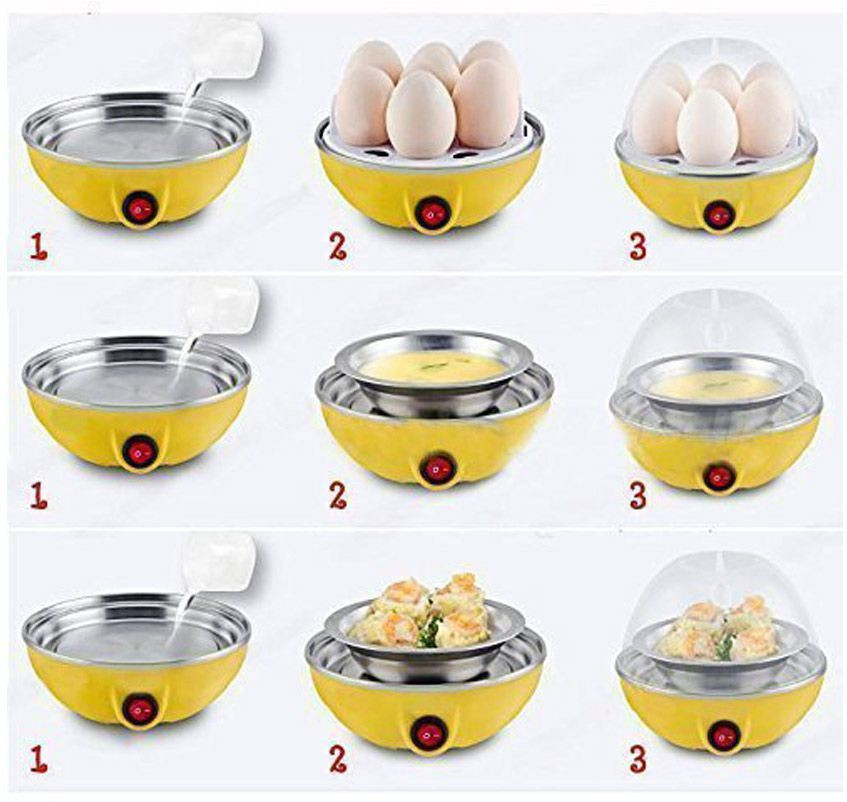 sitrus egg boiler for 5-10 minutes egg cooker medium boiled soft boiled multicolor egg boiler 7 egg Egg Cooker image 1