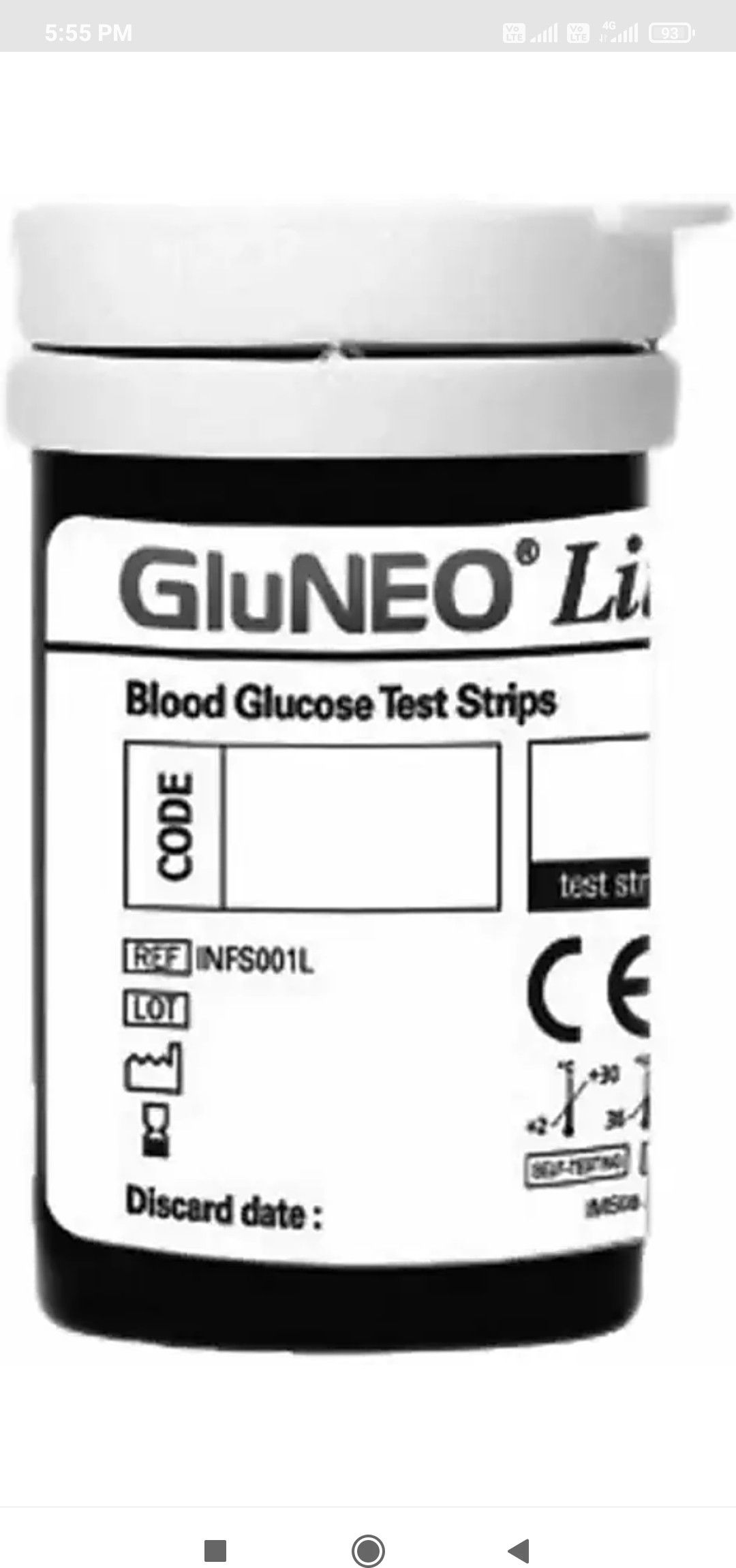 Gluneo Lite Lite 25 25 Glucometer Strips-picture-40