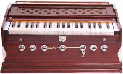 khalsa musical NO.1 7 Stopper 3 1/4 Octive,Double Bellow,39 Keys Harmonium WITH BAG 3.2 Octave Hand Pumped Harmonium image 1