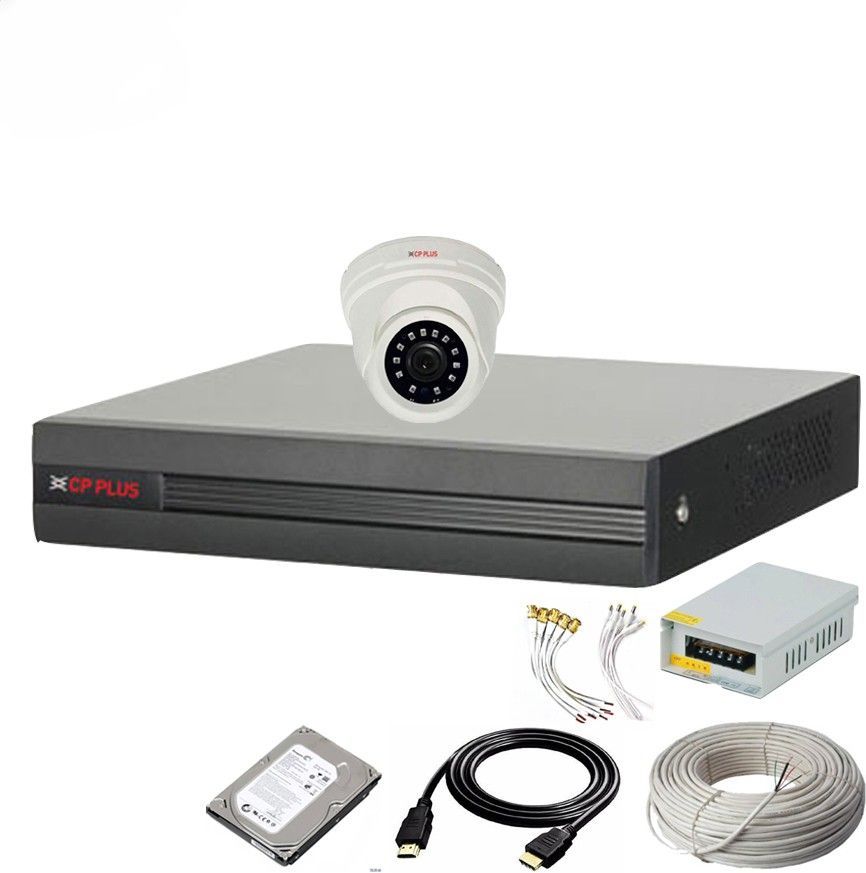 CP PLUS 4 Channal HD DVR 1080p 1Pcs,Indoor Camera 2.4 MP 1Pcs,500 GB Hard Disk,Full combo set Security Camera-picture-11