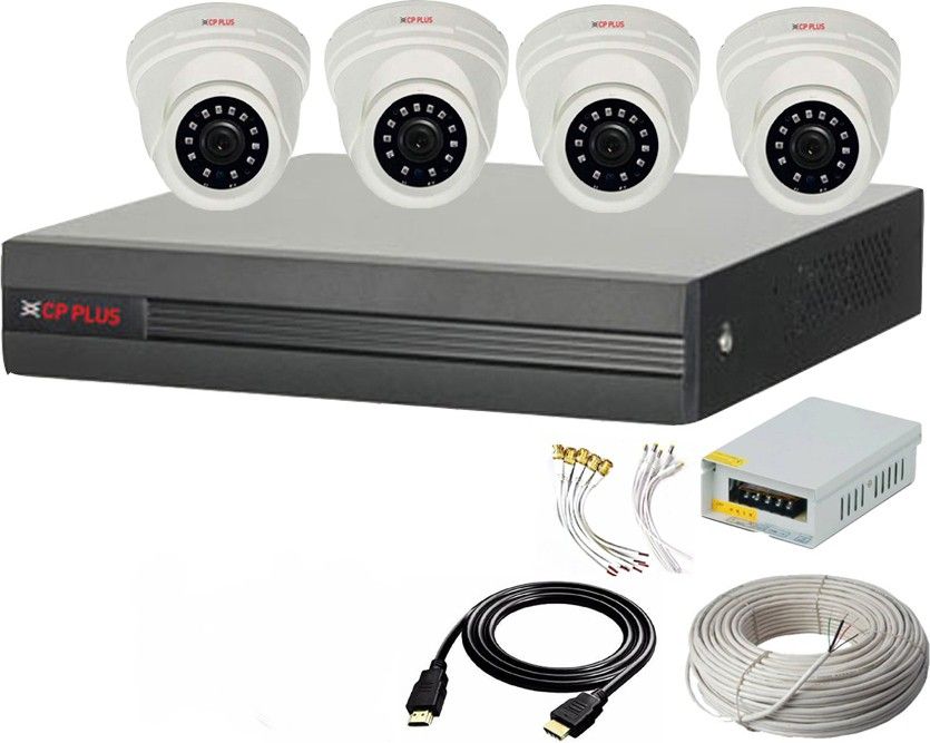 CP PLUS 4 Channal HD DVR 1080p 1Pcs,Indoor Camera 2.4 MP 4Pcs,combo set Security Camera-picture-18