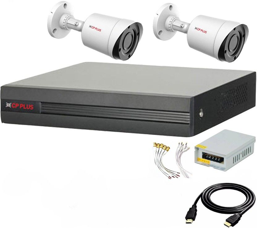 CP PLUS 4 Channal HD DVR 1080p 1Pcs,Outdoor Camera 2.4 MP 2Pcs,Power Supply 1Pcs,combo set Security Camera-picture-25