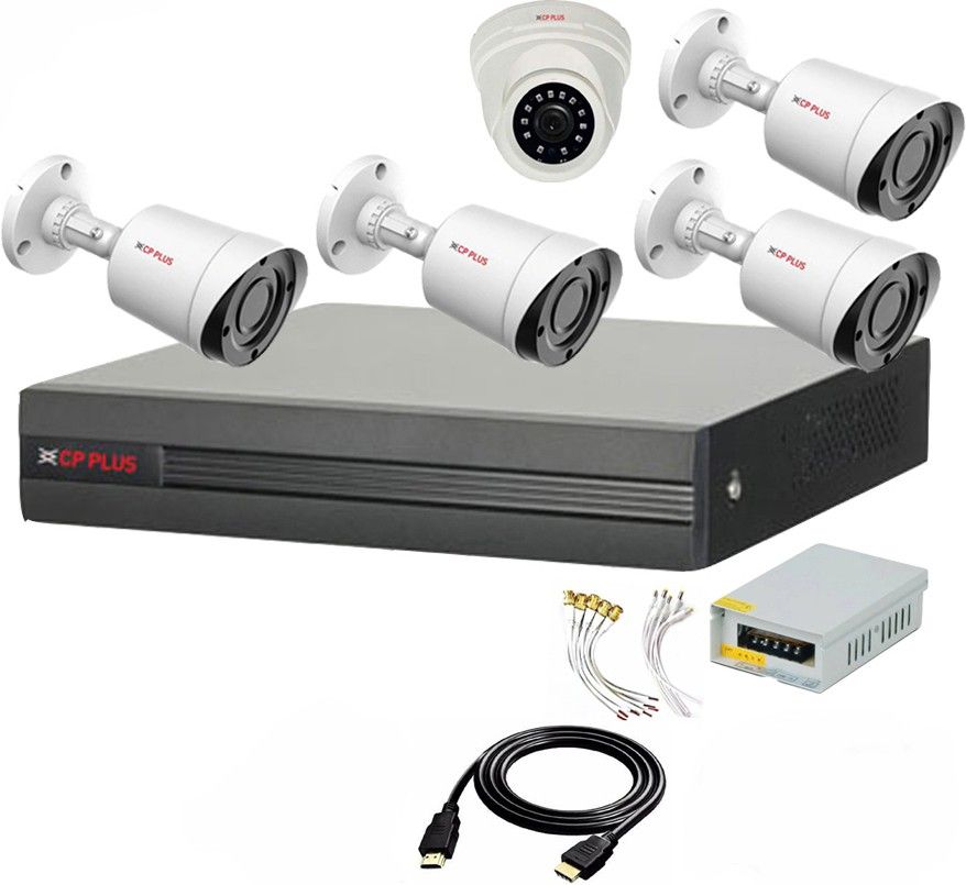 CP PLUS 8 Channal HD DVR 1080p 1Pcs,Outdoor Camera 2.4 MP 4Pcs,Indoor Camera 2.4 MP 1Pcs,Power Supply 1Pcs,combo set Security Camera-picture-22