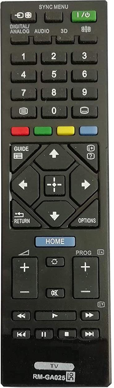 hybite Compatible LCD/LED TV Remote Control (Black) sony Remote Controller-image-0