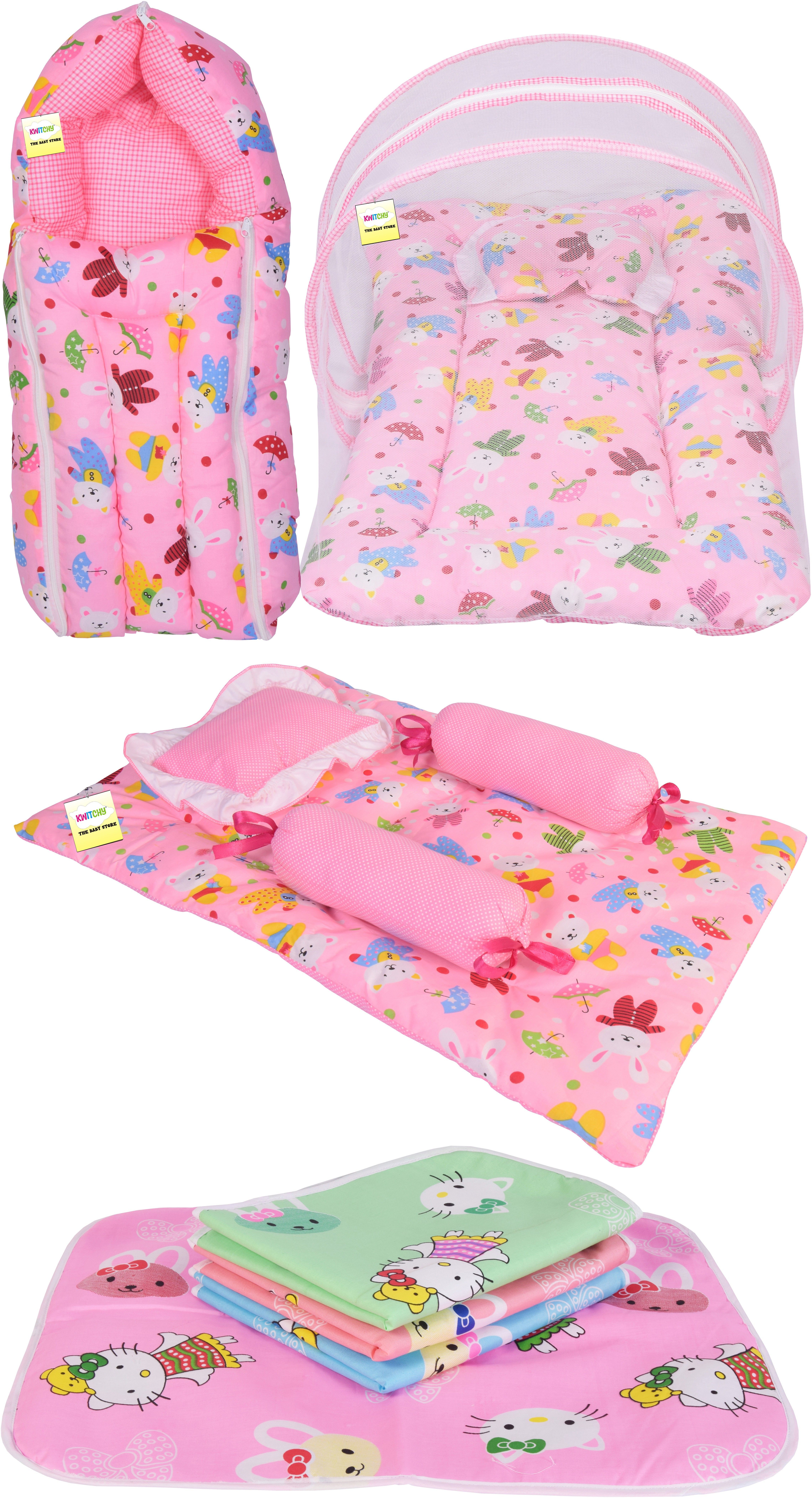 kwitchy Cotton Baby Bed Sized Bedding Set-picture-24