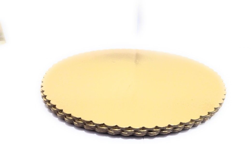 moonbell Round Cake Base Gold Paper Cake Server-picture-20