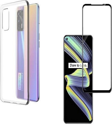 Case Accessory Combo for Realme X7 Max/GT/GT Neo Back Cover & Tempered Glass 11D-image-49
