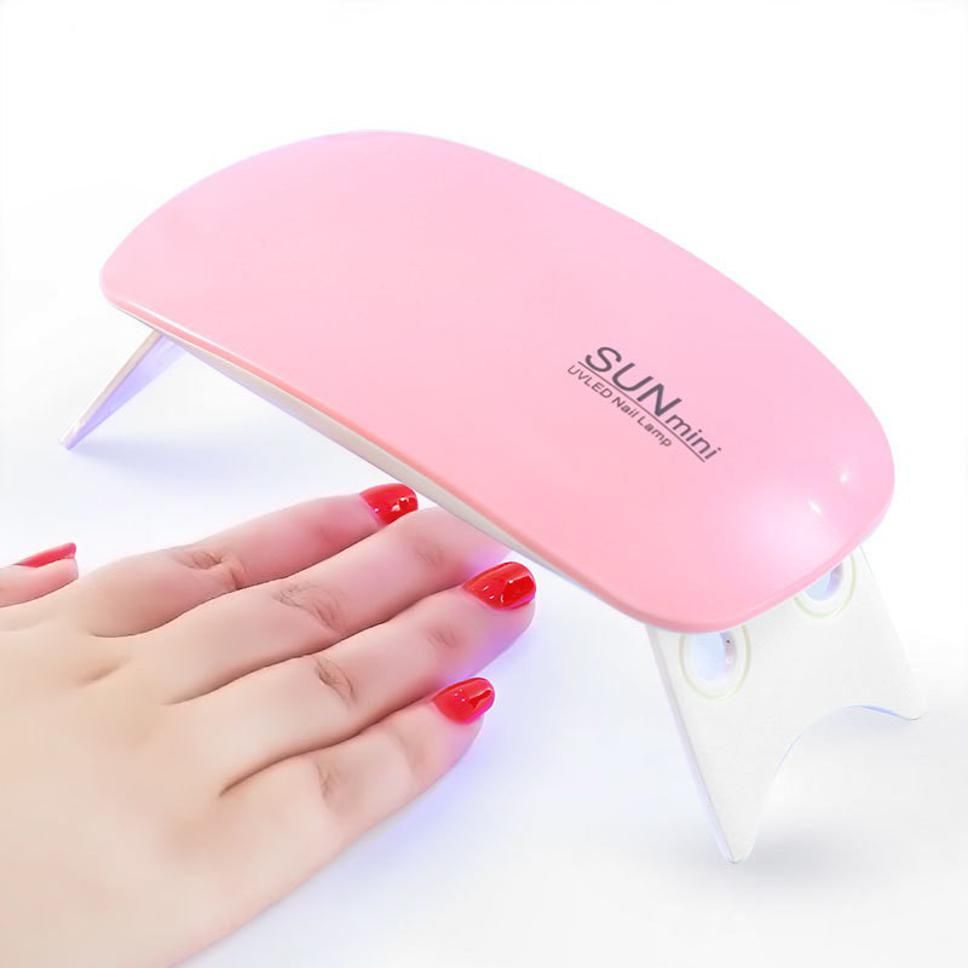 SunMini 6w UV LED Lamp Nail Dryer Portable USB For Gel Polish Dryer Beauty Personal Nail LED Smart Mini Lamp Nail Dryer Nail Polish Dryer