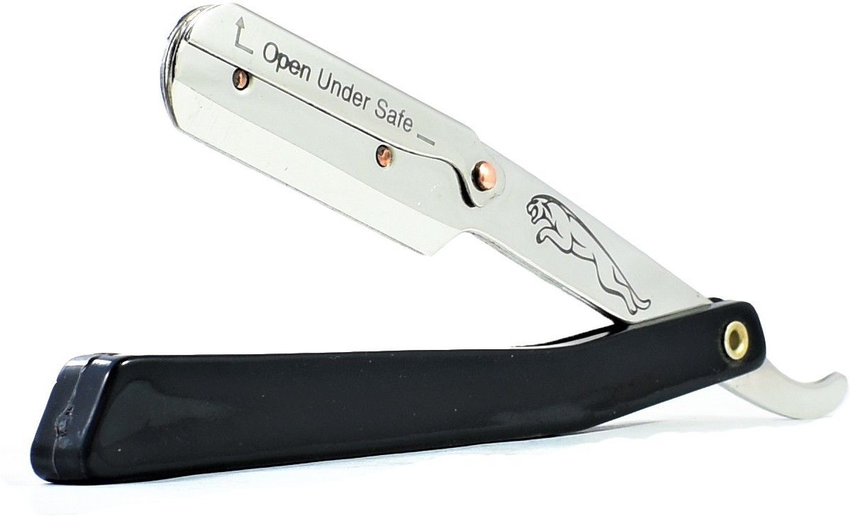 Stainless Steel Straight Edge Barber Shaving Razor For Men And Saloon (FREE Blade Inside), Men & Women-image-28