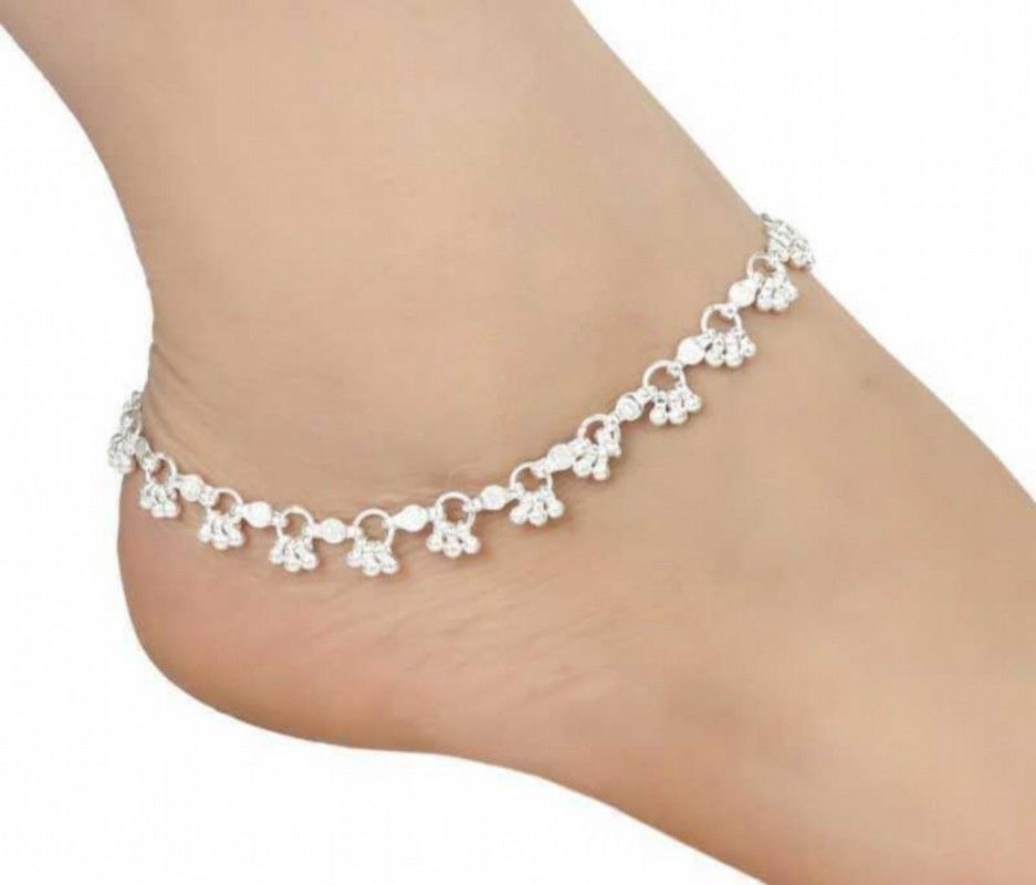 qrown Indian Traditional Fancy payal,pajeb,paijaan,anklet Copper Anklet-picture-15