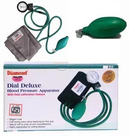 DIAMOND Dial Deluxe With Extra Bulb Blood Pressure Apparatus Bp Monitor Cuff-picture-10