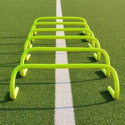 Hurdles for Training, Hurdles for Athletics, 6" And + SOCCER CONE 6PCS FREE PVC Speed Hurdles