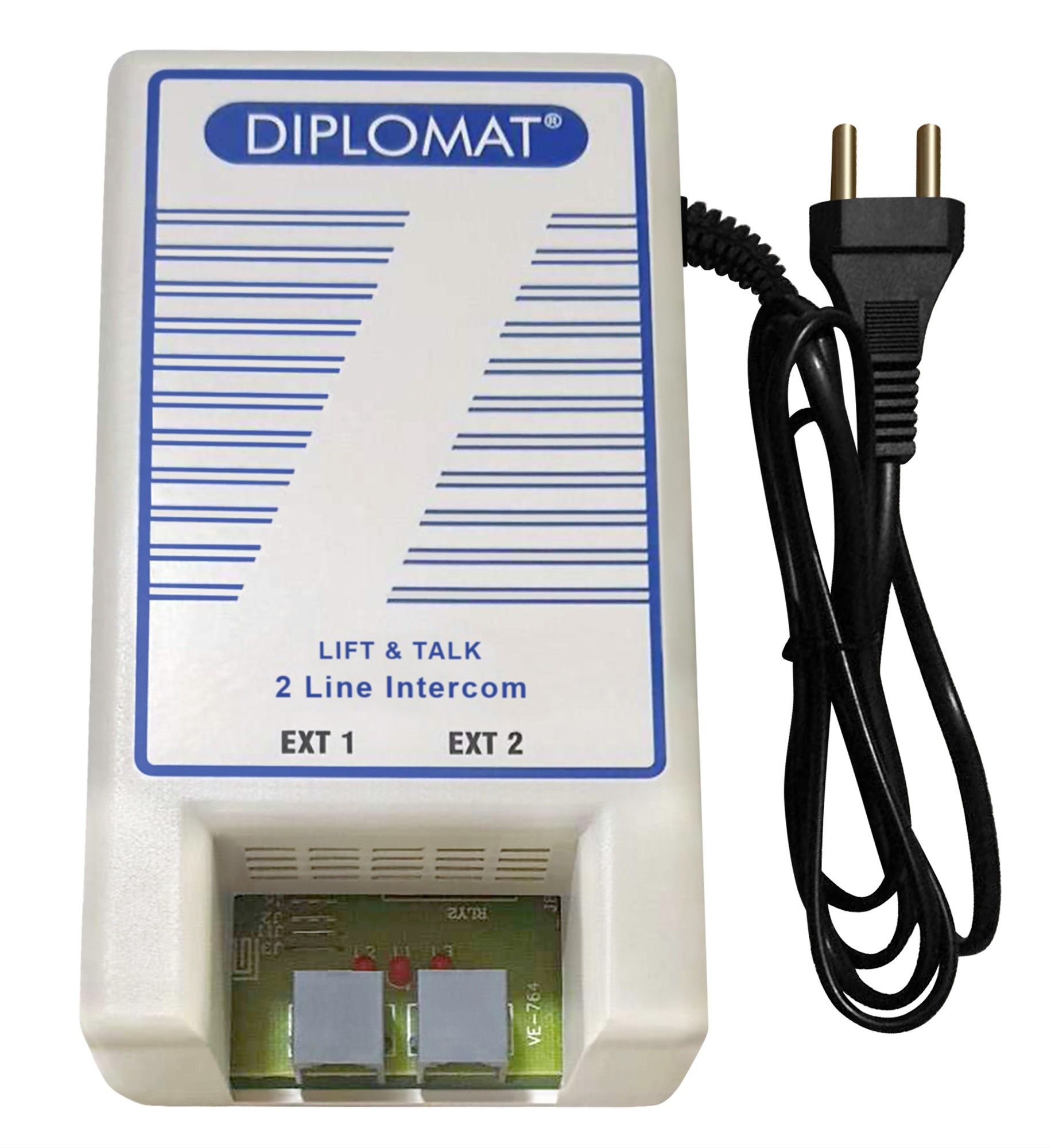 Diplomat 2 Line Intercom System - Lift and Talk 2 Line Intercom Extension System for Office, House, Home, Shops Corded Landline Phone-image-13