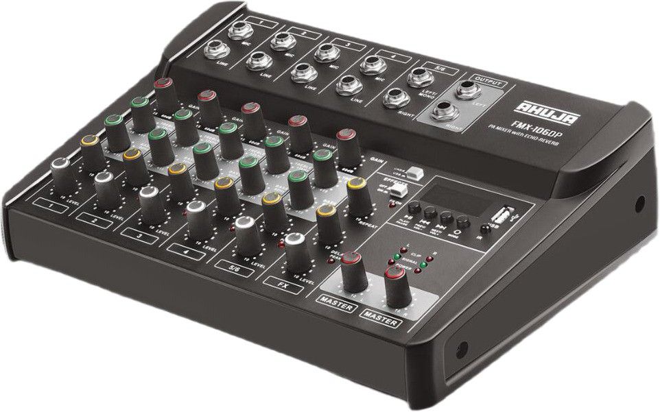 FMX- 106DP PA Mixer with ECHO REVERB Analog Sound Mixer