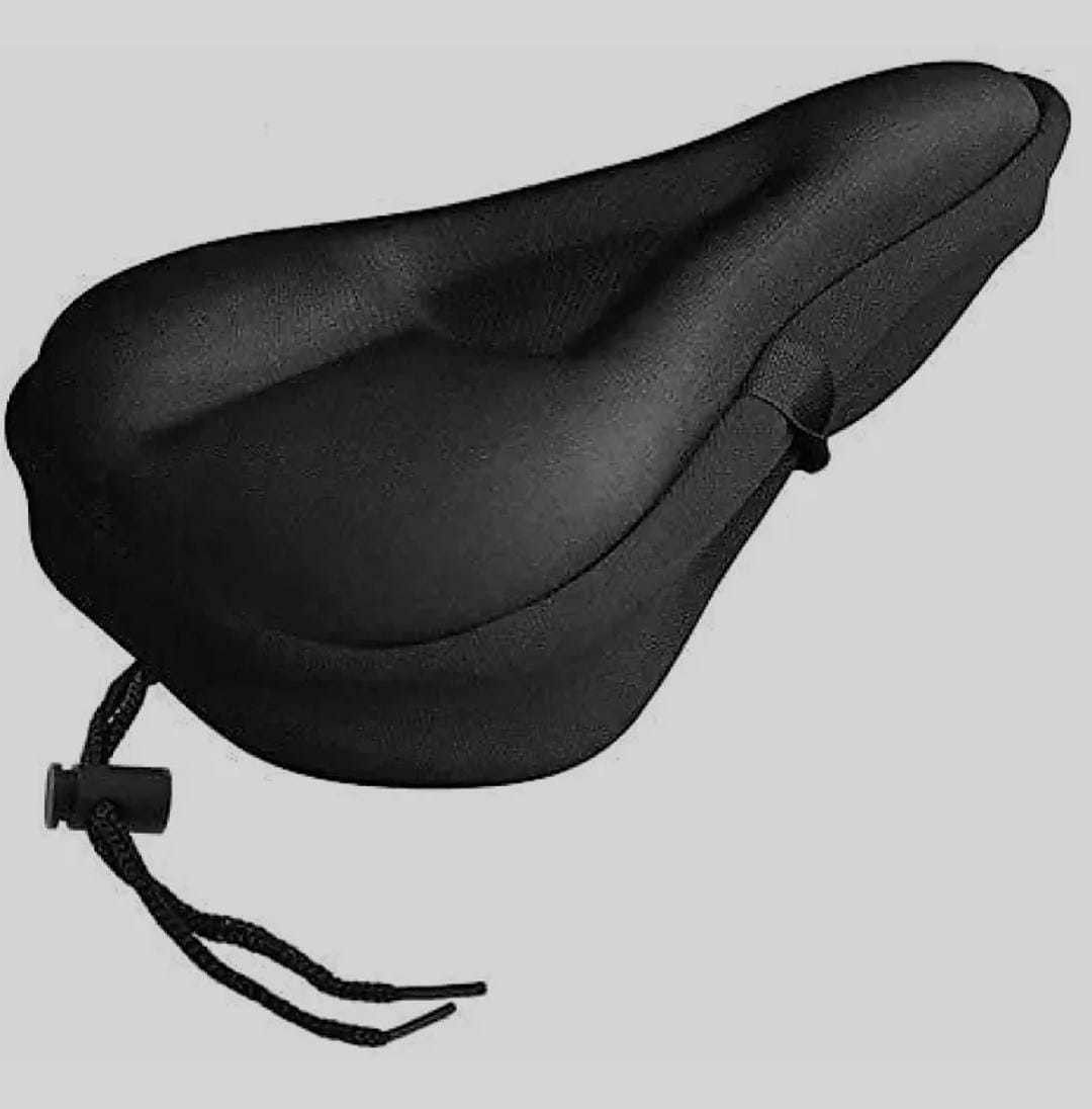 Cycle Seat Cover with Silicon Gel - Saddla Cushion for Bicycle Seat cover Bicycle Seat Cover Free Size