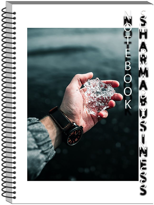 sharma business HANDMADE A4 Notebook PLAIN 200 Pages image 1