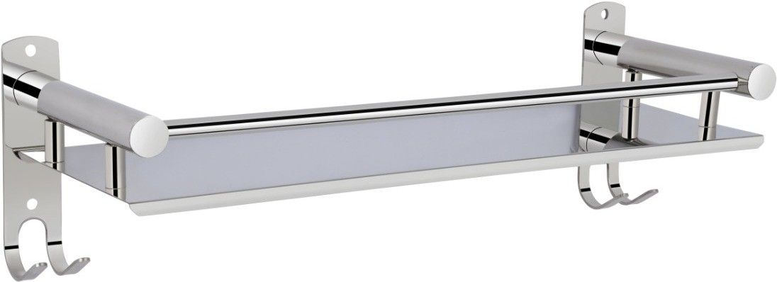 Stainless Steel Bathroom Shelf/Kitchen Shelf/Bathroom Shelf and Rack/Bathroom Accessories Chrome Finish Silver Towel Holder-image-36