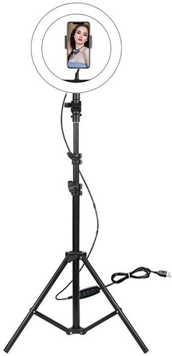 Wrapo 10 inch led selfie Ring light 26cm Video lamp photographic lighting with Tripod stand And phone holder For makeup Youtube Ring Flash-image-39