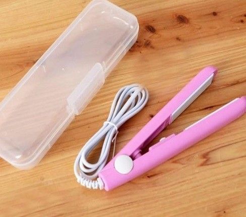 Aloof Professional Mini Hair Straightener Portable Flats Iron Temperature control Portable N 8006 Mini Crimping Travel Hair Straighteners A163 Hair Straightener-image-34