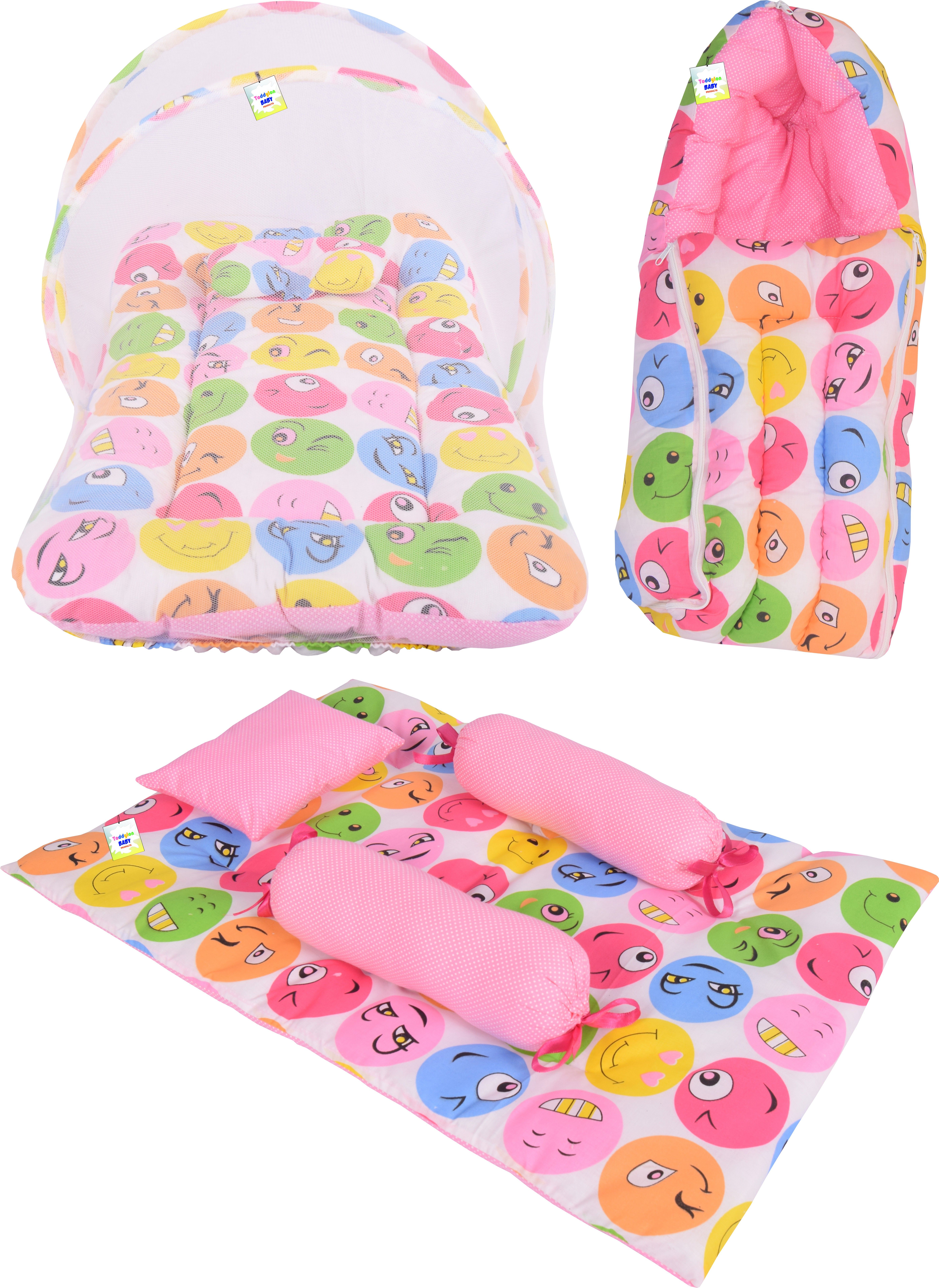 toddylon New Born Baby Care Clothing And Essential Gift Set Combo Standard Crib-picture-3