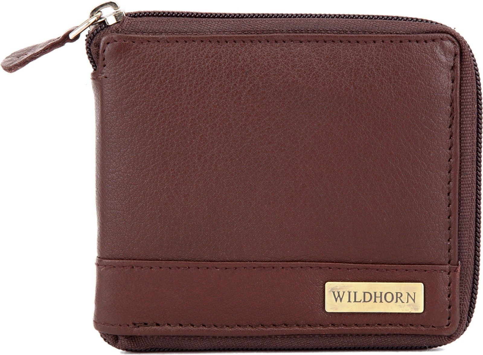Men Formal Brown Genuine Leather Wallet - Regular Size-image-40