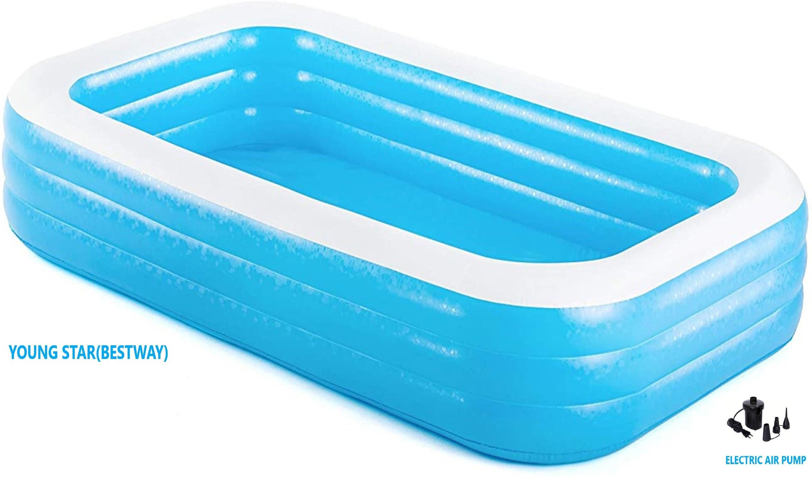 ecom bharat VIREX USA *9 Inflatable Swimming Pool, Inflatable Toy Pump-picture-21
