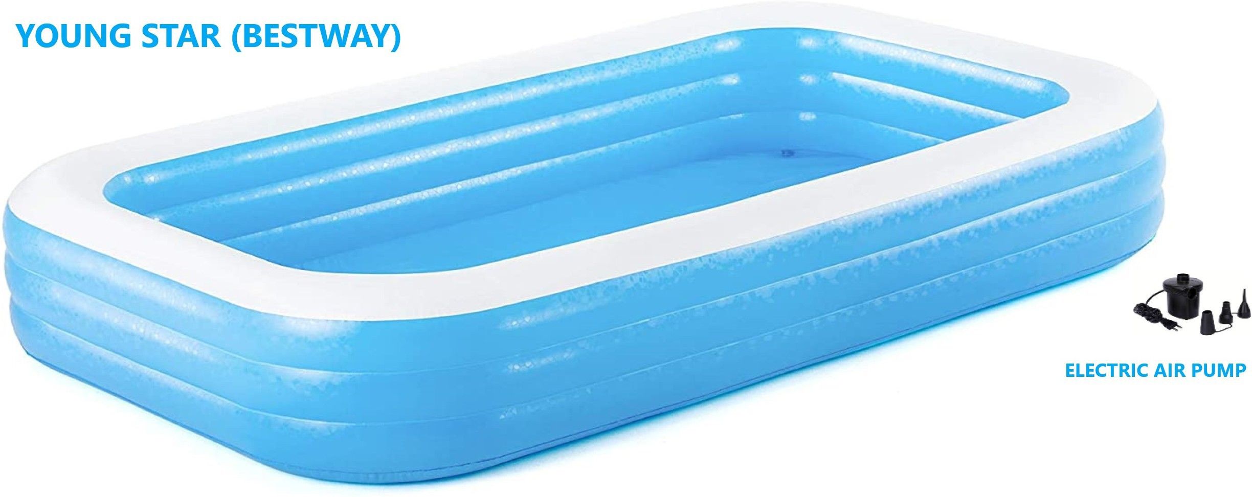 ecom bharat VIREX USA *8 Inflatable Swimming Pool, Inflatable Toy Pump-picture-46