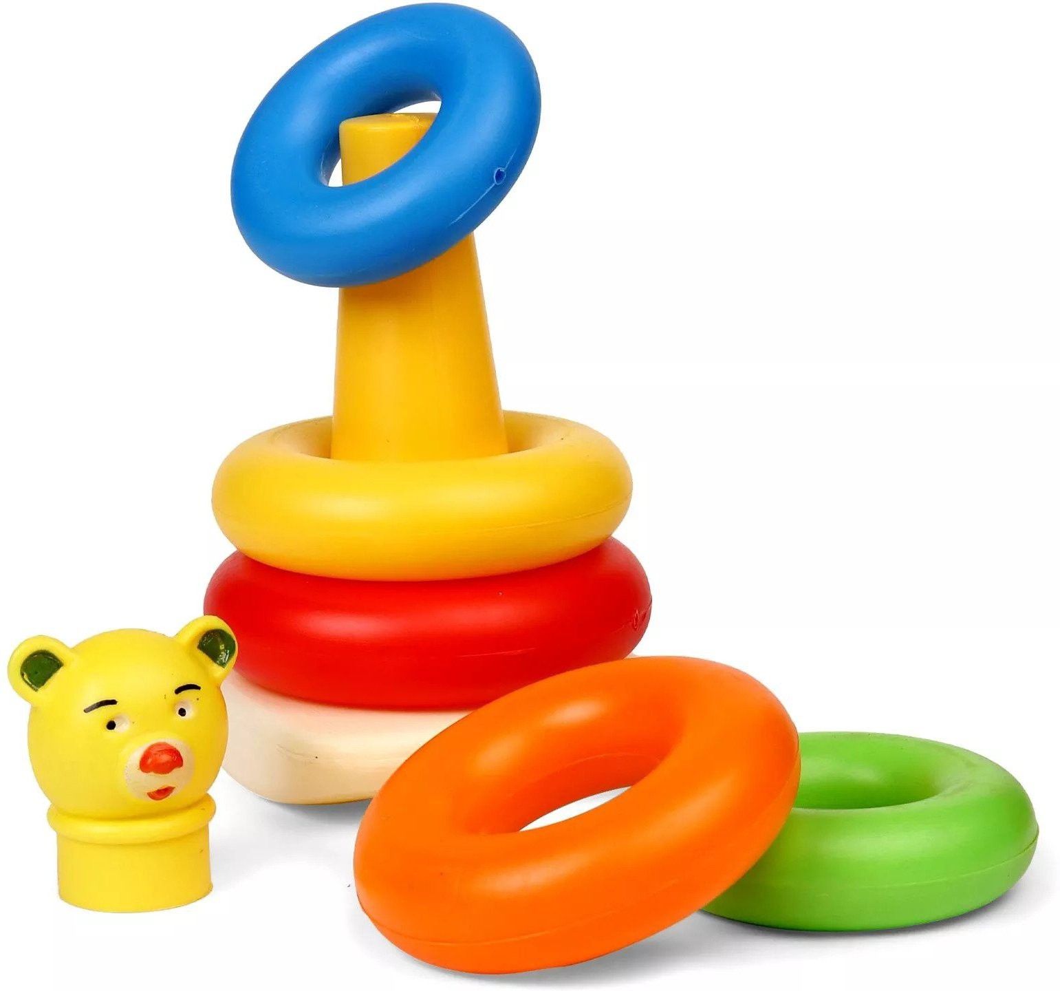nabhya Teddy Stacking Ring Junior Preschool Toy 6 Ring-picture-14