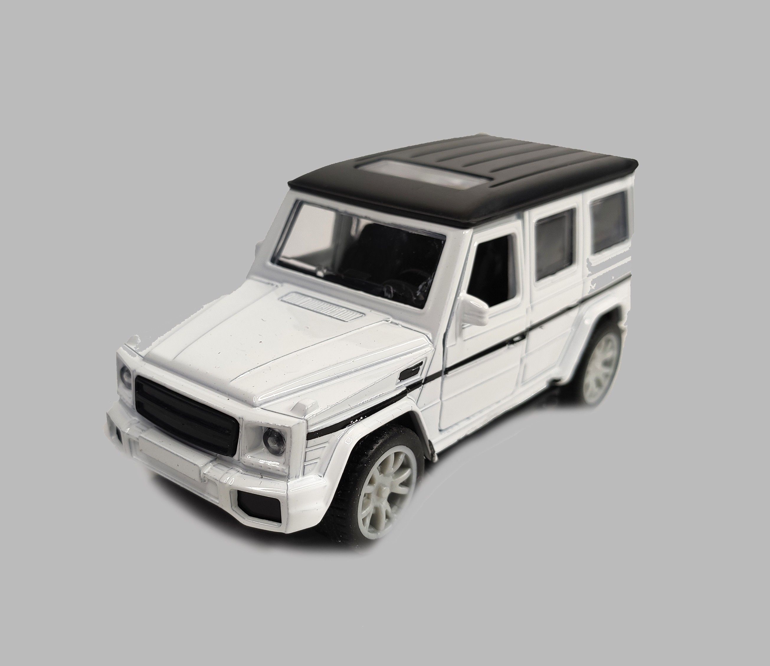 Model world Die Cast Model Car Hot Metal car with Openable Doors And Pull Back Function | Speed Racing car | Metal DieCast Car with open gate function | Pull Back Wheels Function Metal Car with Gate openable for Kids | Sports car | SUV and Range Rover Car | Hummer Car (White) (Size - 1:32)-image-35