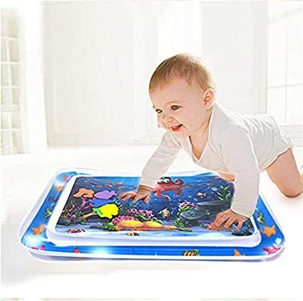 Tummy Time Water Play Mat, Baby Toys for 3 6 9 Months | Multi Color | Pack of 1 Inflatable Swimming Pool-image-42