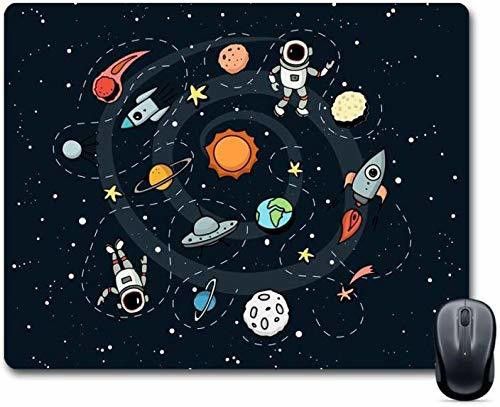 ZORI Space Astronaut Cartoon Printed Gaming Non-Slip Rubber Base Mouse pad for Laptop and Computer Mousepad-image-45
