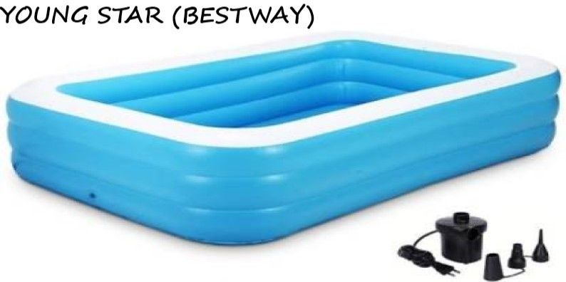 ecom bharat PREMIUM USA *5 Inflatable Swimming Pool, Inflatable Toy Pump-picture-12